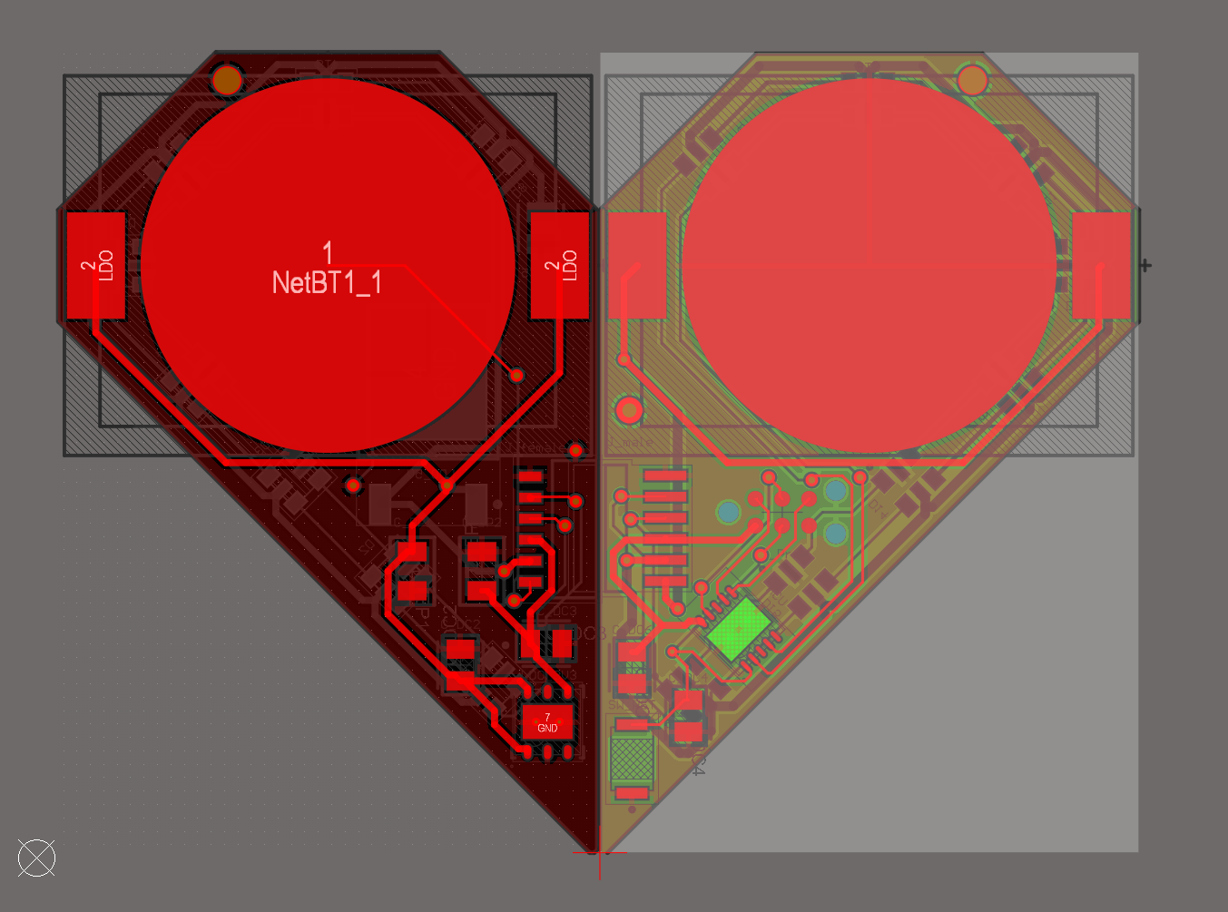 Keychains panelized in Altium